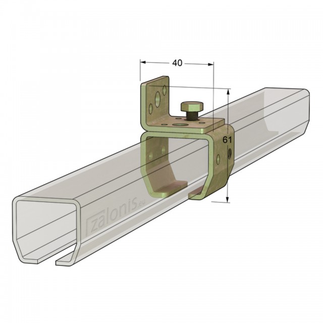 WALL RAIL SUPPORT H21
